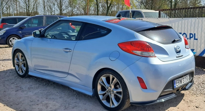 Hyundai Veloster cena 33900 przebieg: 165000, rok produkcji 2012 z Rzeszów małe 67